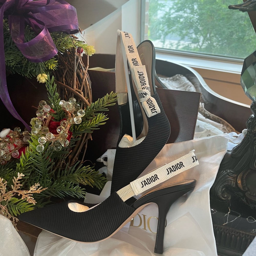 SOLD OUT Dior Sling backs fits 9.5 US. 40.5 EuroTried on only new. Never worn!
